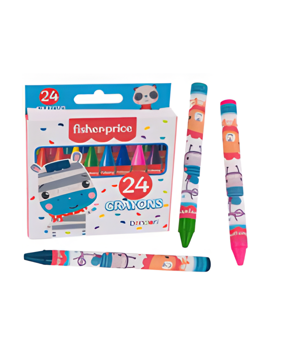 CRAYONS,24ct FISHER PRICE