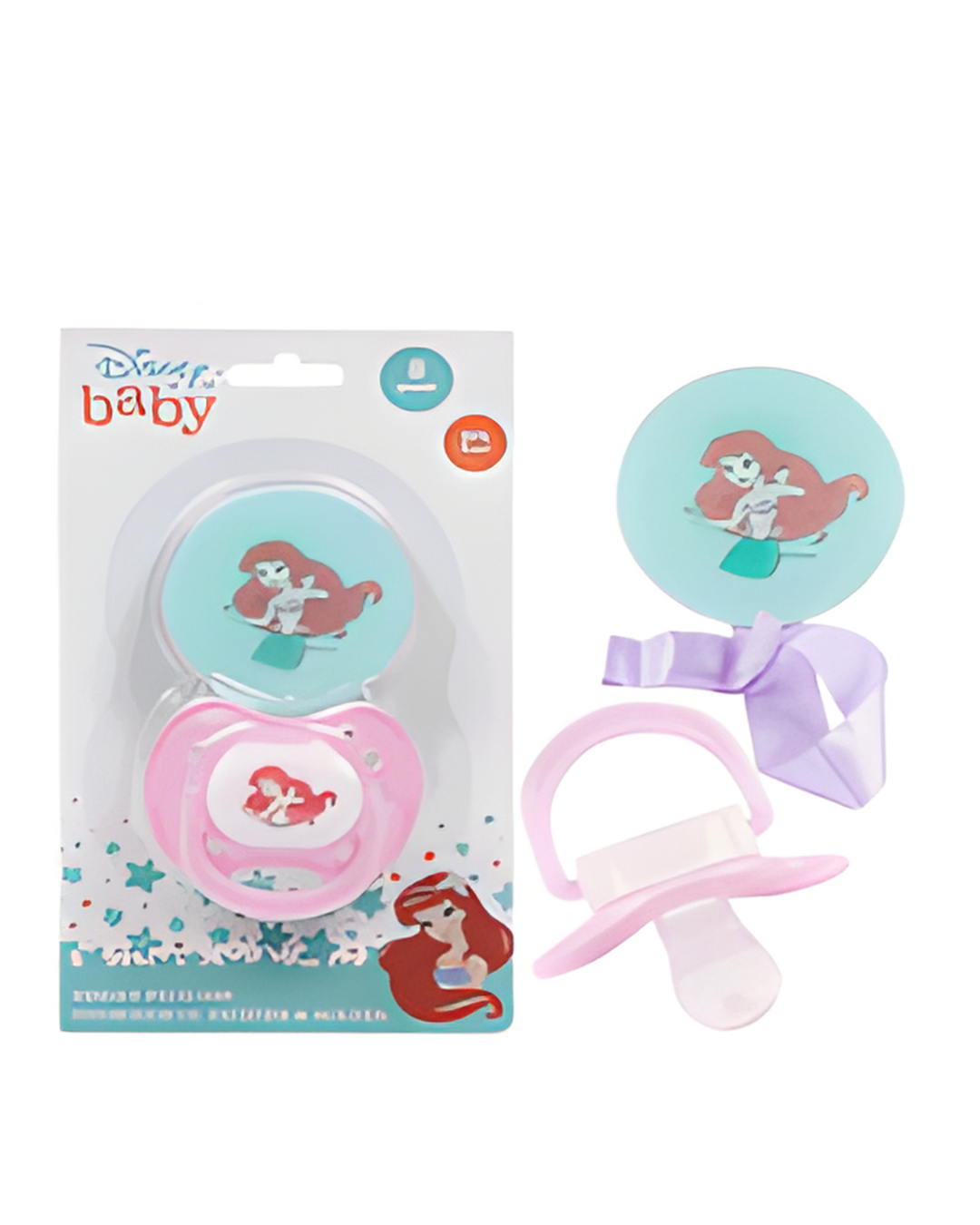 PACIFIER,W/CLIP DIS PRINCESS A