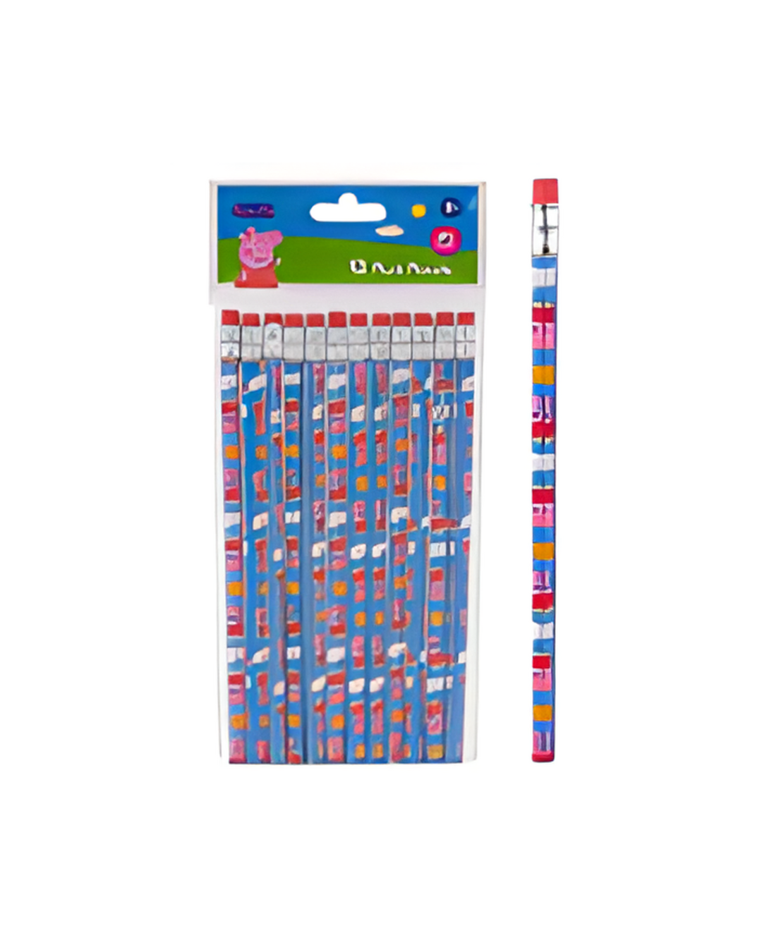PENCILS,12ct PEPPA PIG