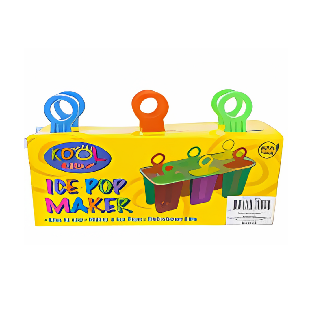 ICE POP MAKER,  6PC PLASTIC