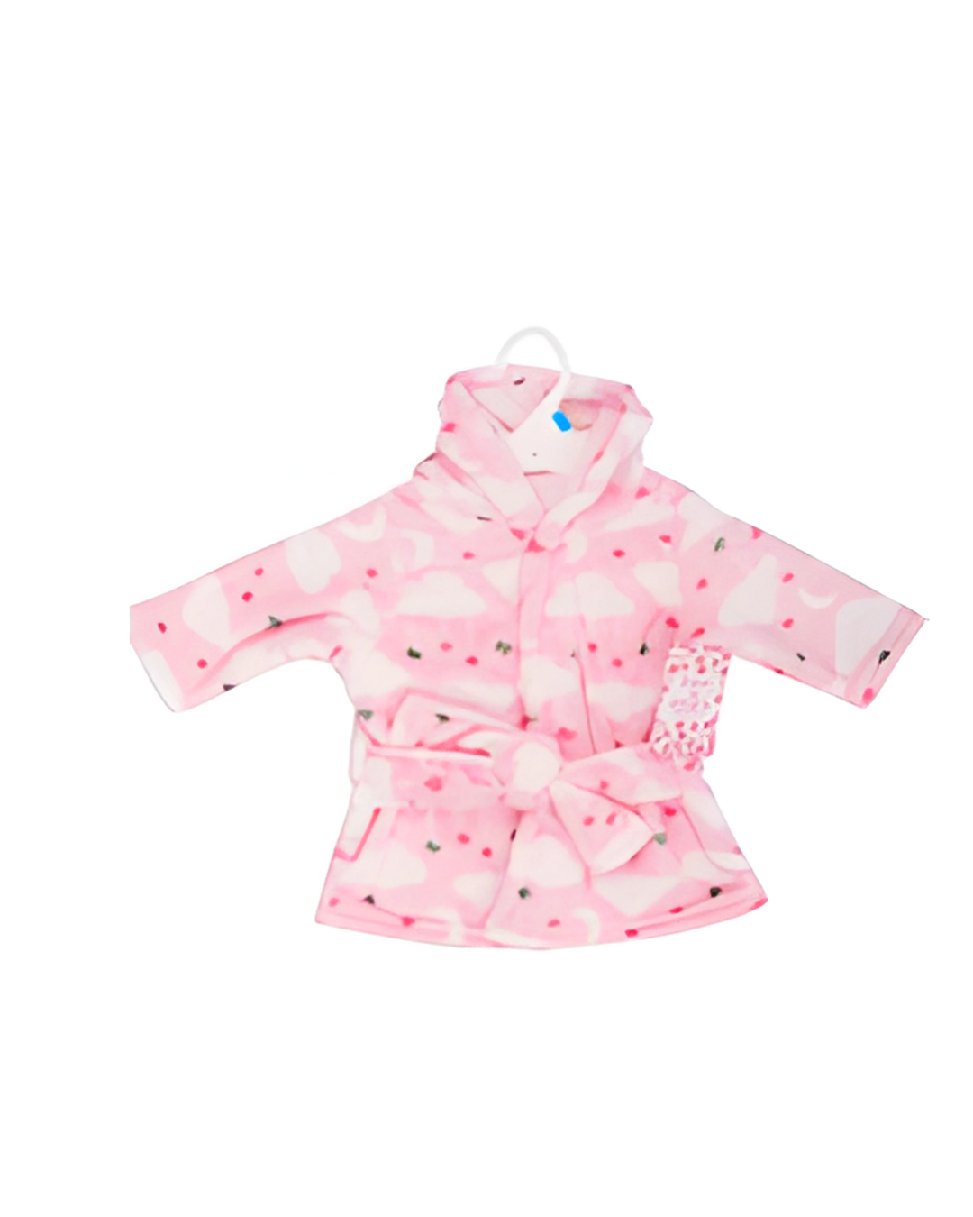HOODED ROBE,0-9M STARS