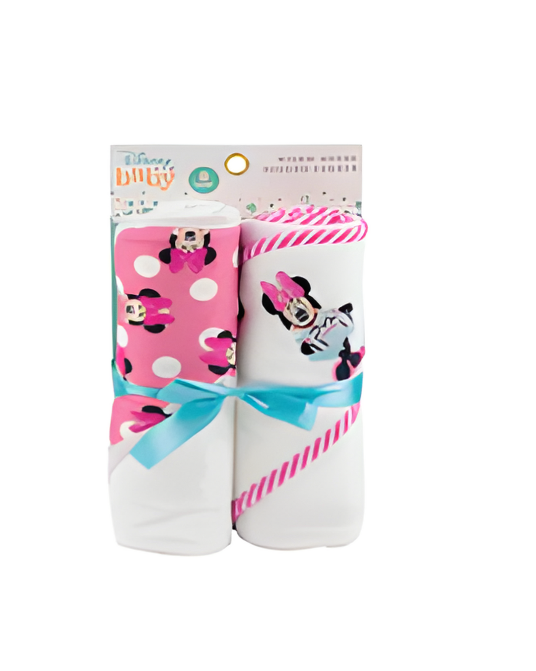 HOODED TOWEL SET,2pk MINNIE HA