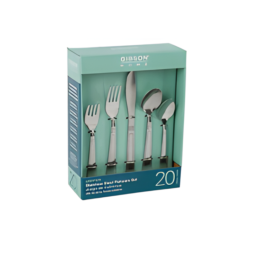 FLATWARE SET,20pc S. STEEL