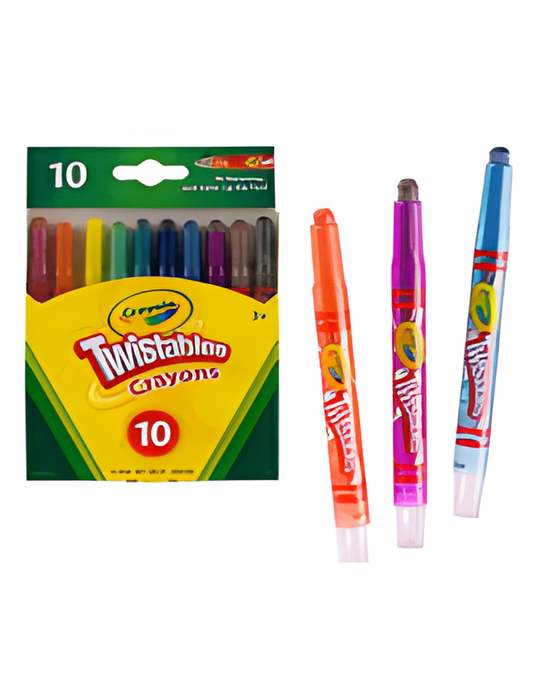 CRAYON,10ct MINI TWISTABLES  C