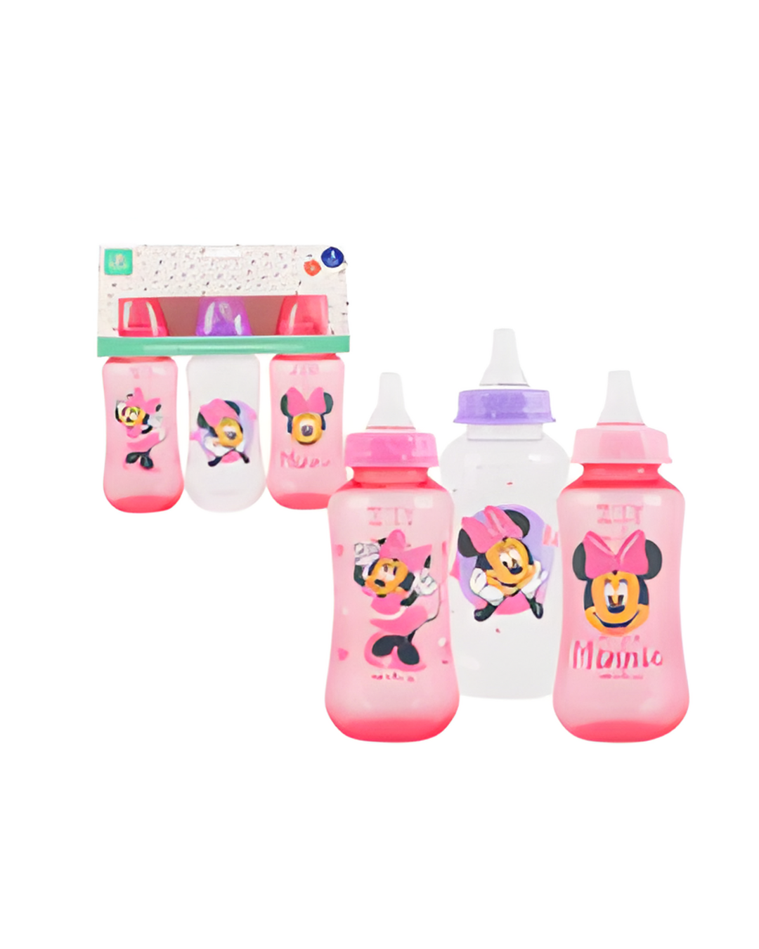 BOTTLES,3pk10oz MINNIE MOUSE
