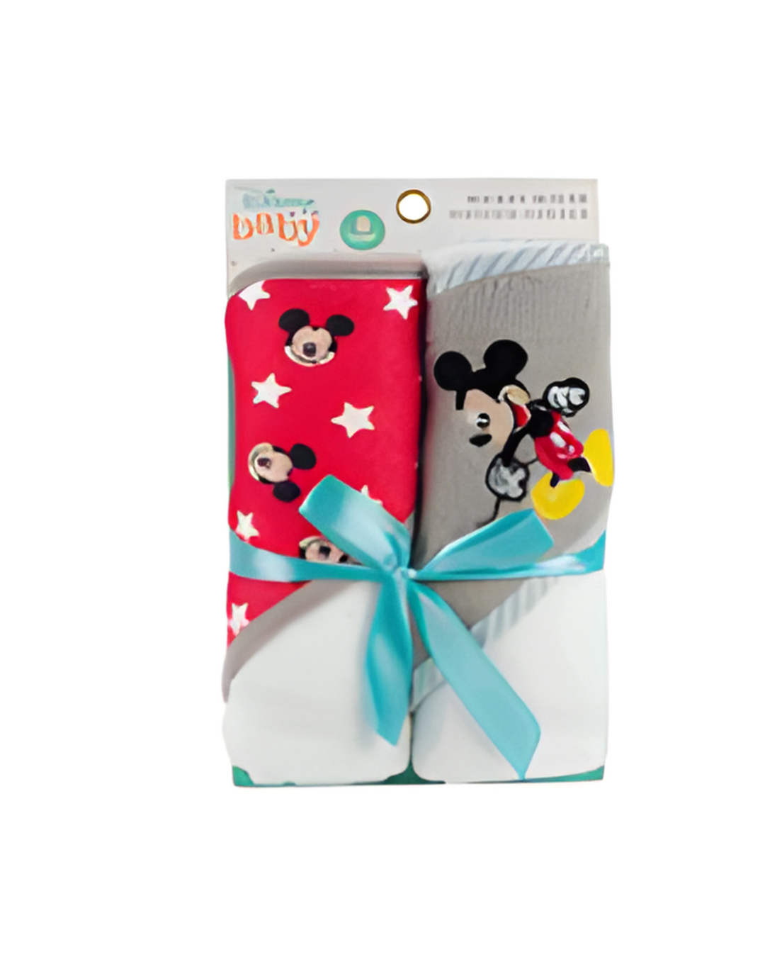 HOODED TOWEL SET,2pk MICKEY LI