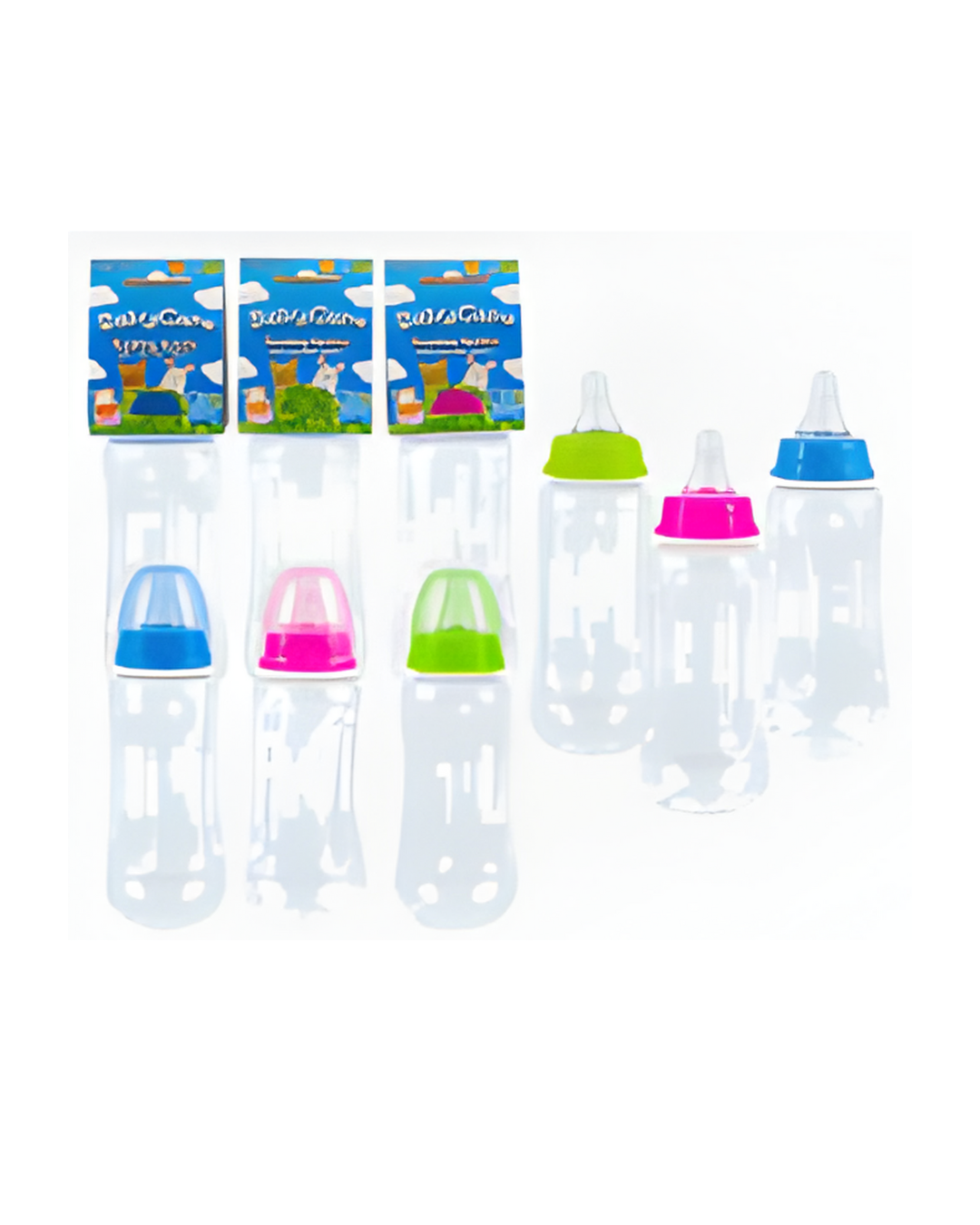 BABY BOTTLE 8OZ,GRIPPER,3 ASST
