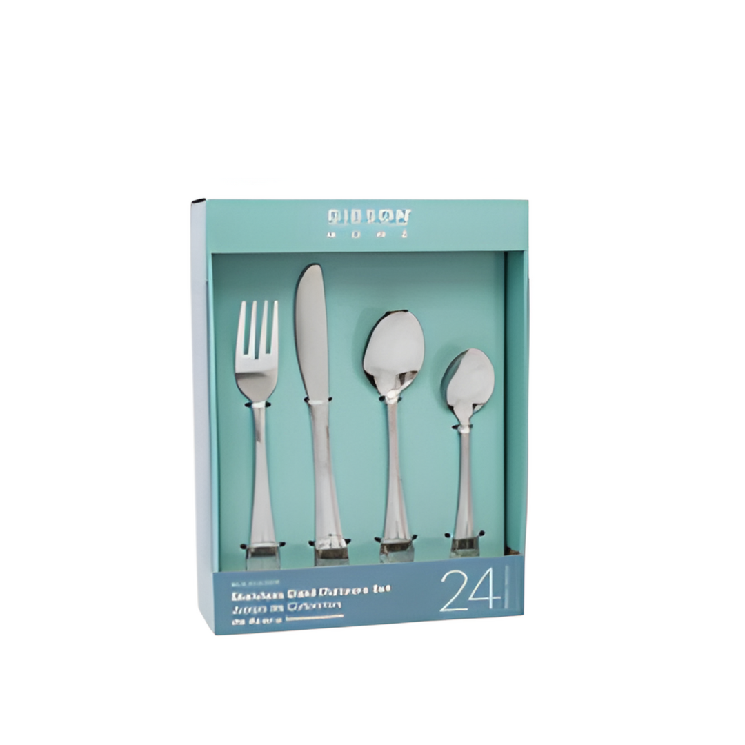FLATWARE SET,24pc S. STEEL
