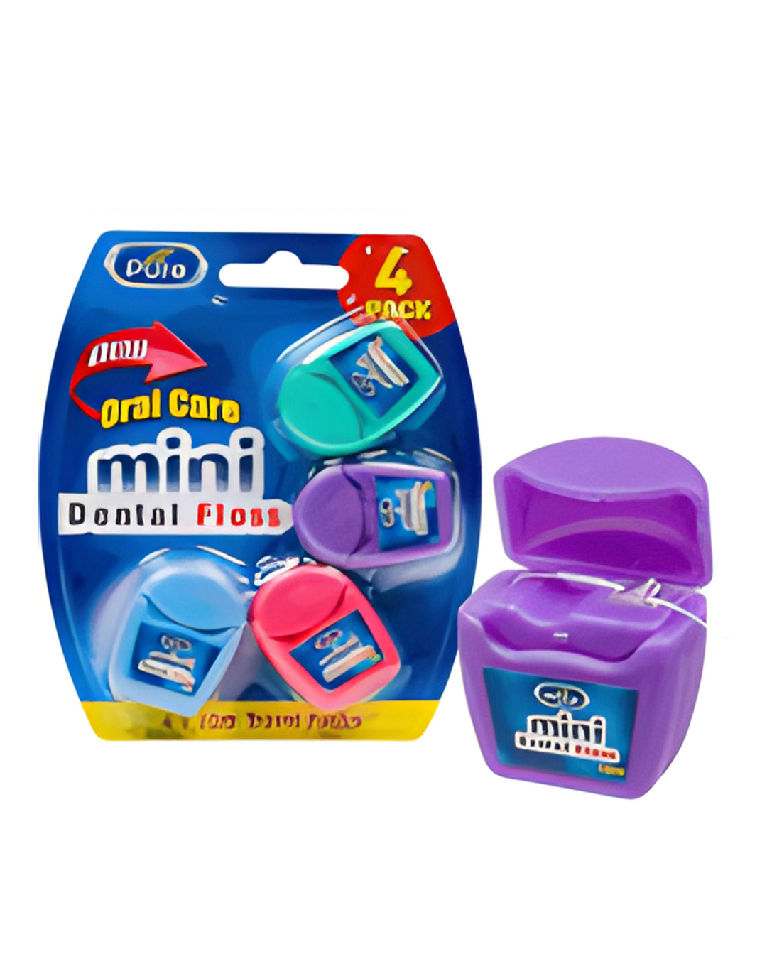 DENTAL FLOSS,4pk 10m ASST/PK