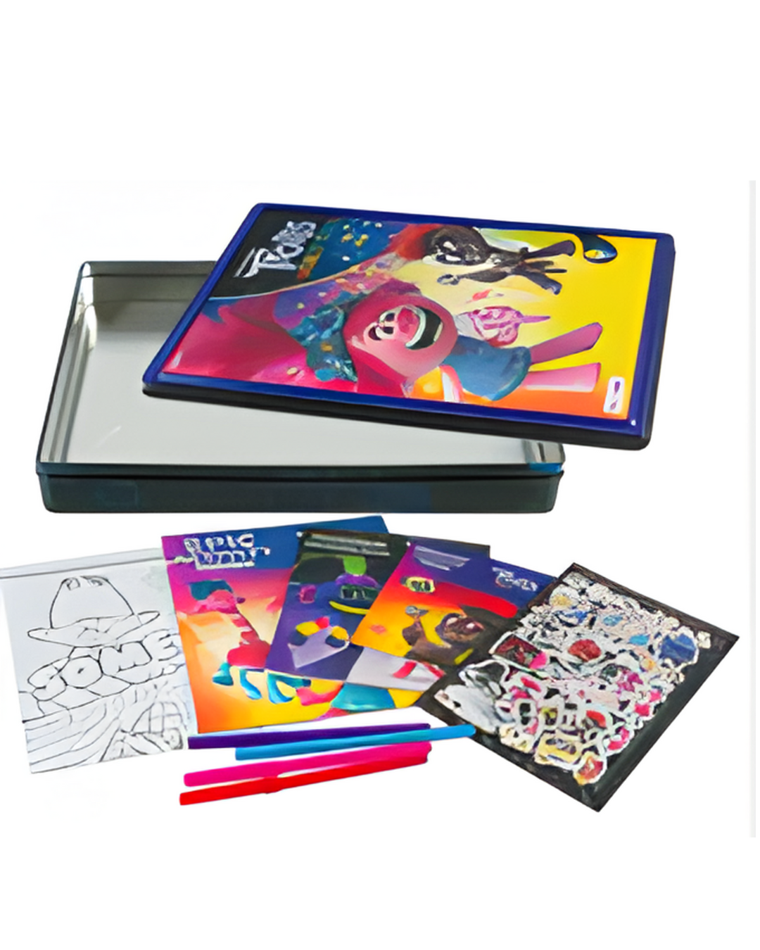 COLOR&ACTIVITY SET,9pcTROLLw/S