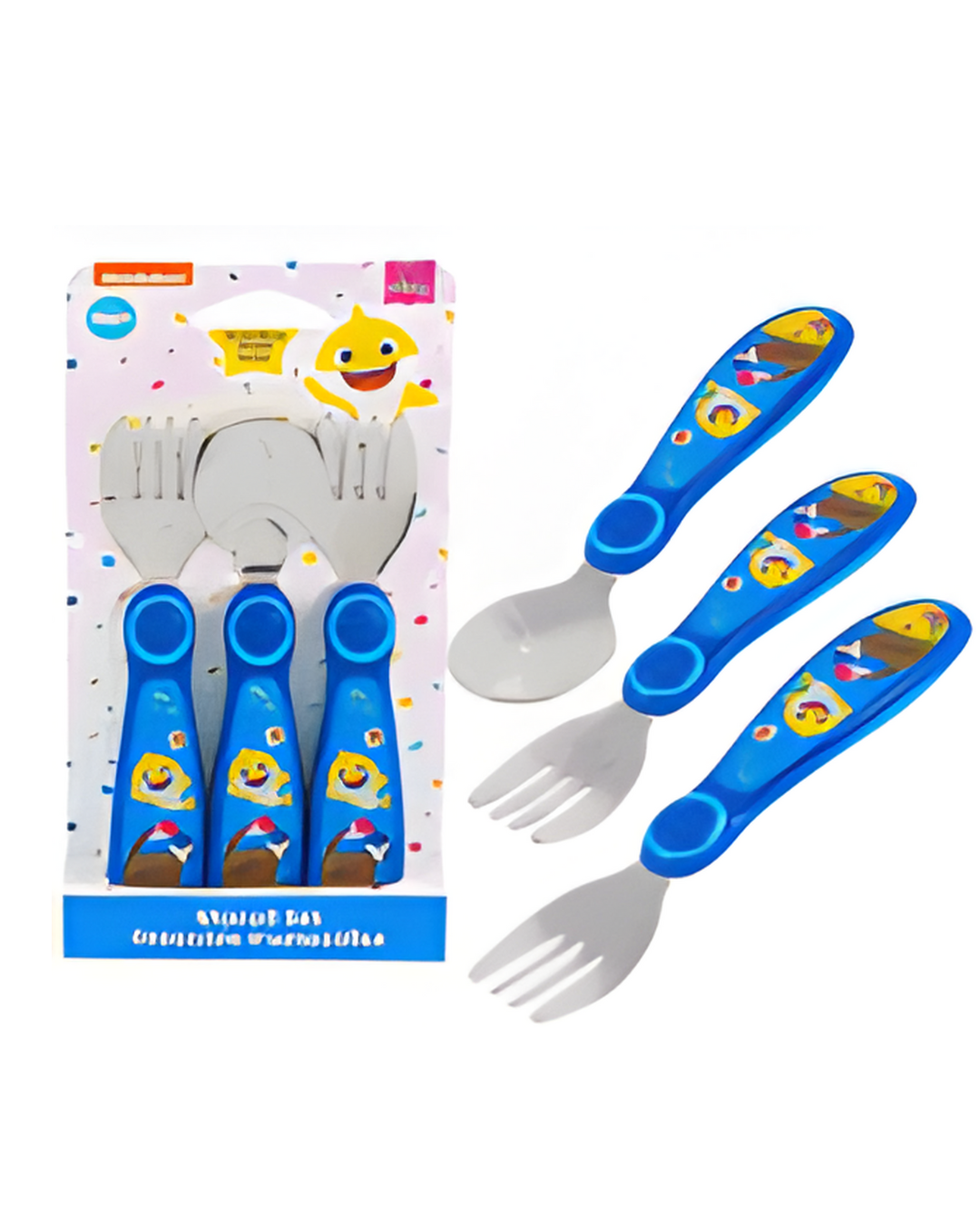 FORK&SPOON SET,3pk BABYSHARK