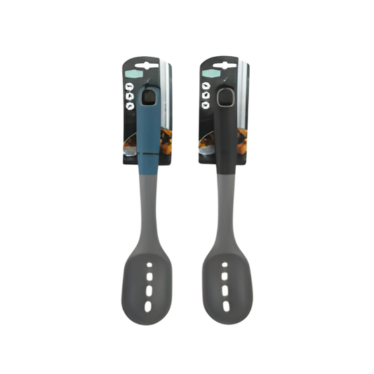 SLOTTED SPOON,13" PLSTC 2ASST