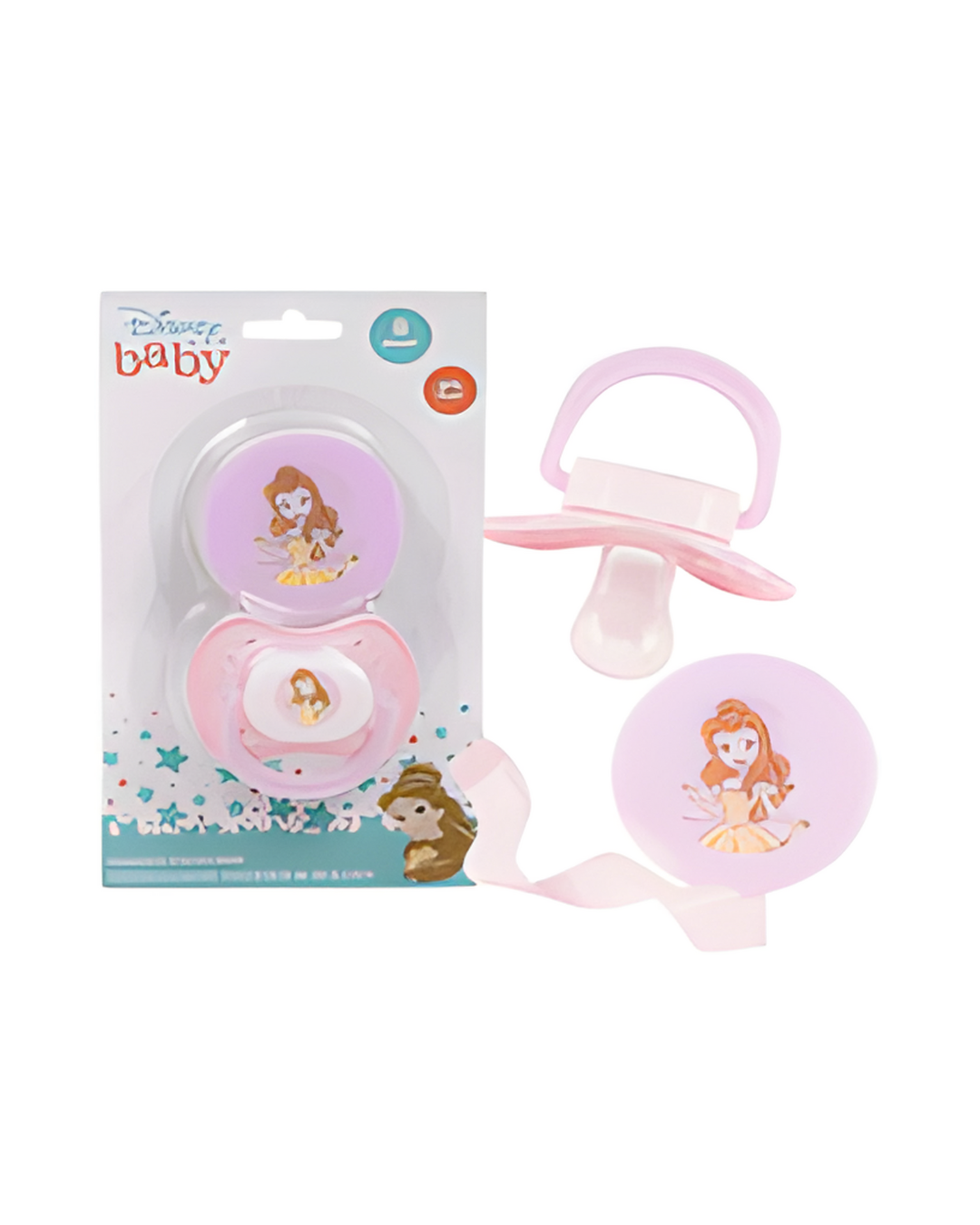 PACIFIER,W/CLIP DIS PRINCESS