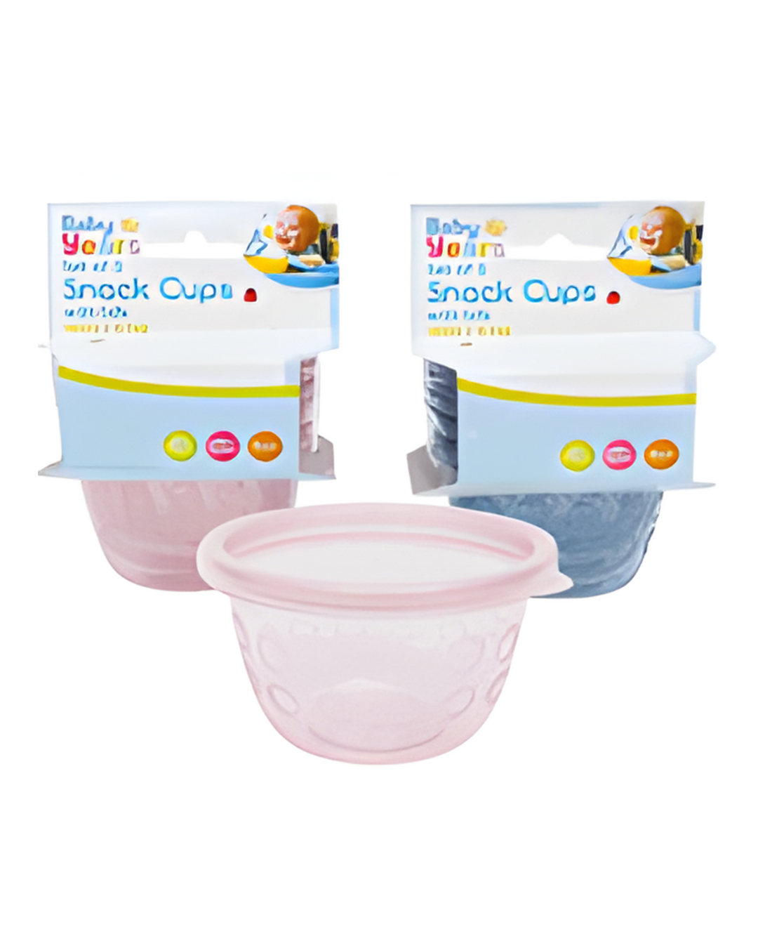 SNAK CUP/LID,4.9oz EACH,3pcSET