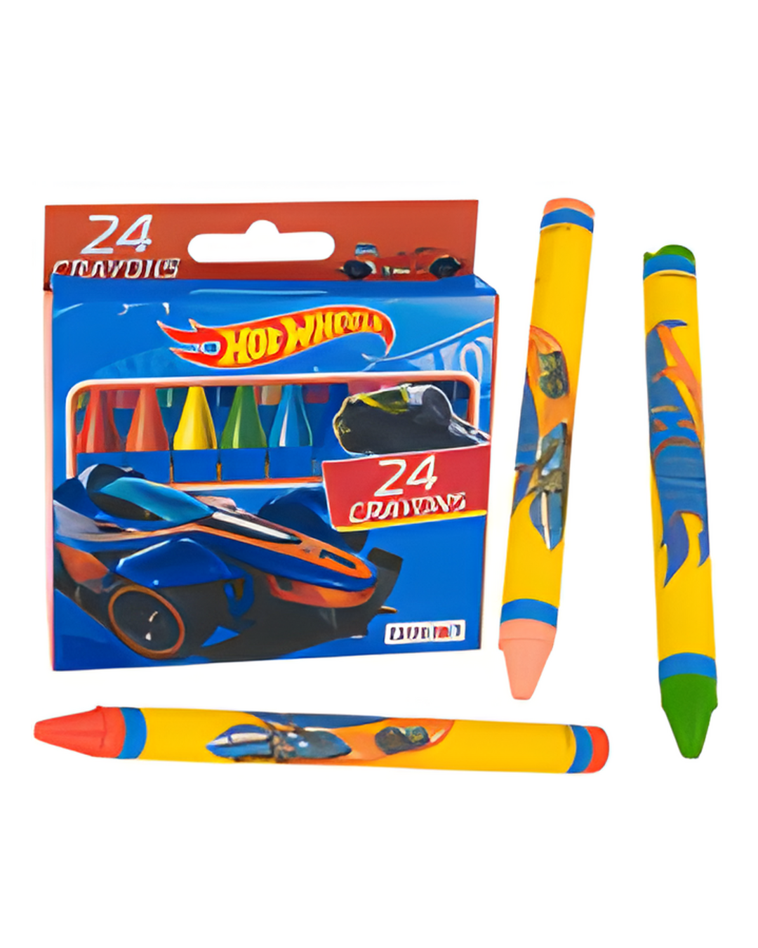 CRAYONS,24ct HOT WHEELS