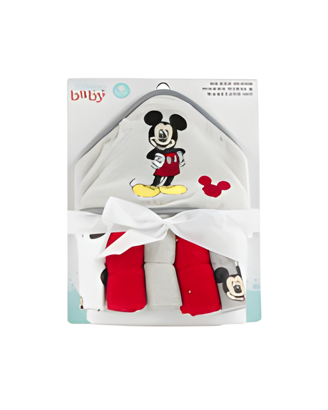 HOODED TOWEL,6pcMICKEYw/WASHCL