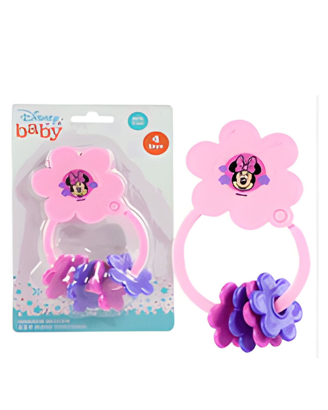 KEYRING TEETHER,MINNIE PINK