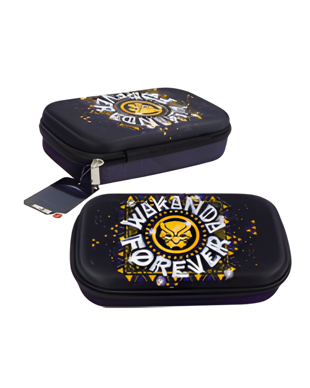 PENCIL CASE,W/ ZIPPER BLACK PA