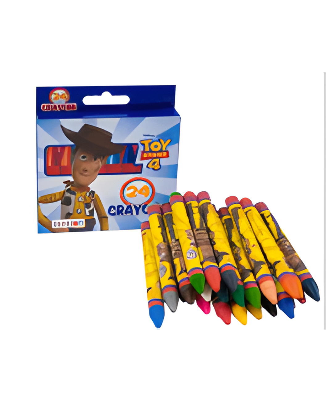 CRAYONS,24ct DIS TOY STORY
