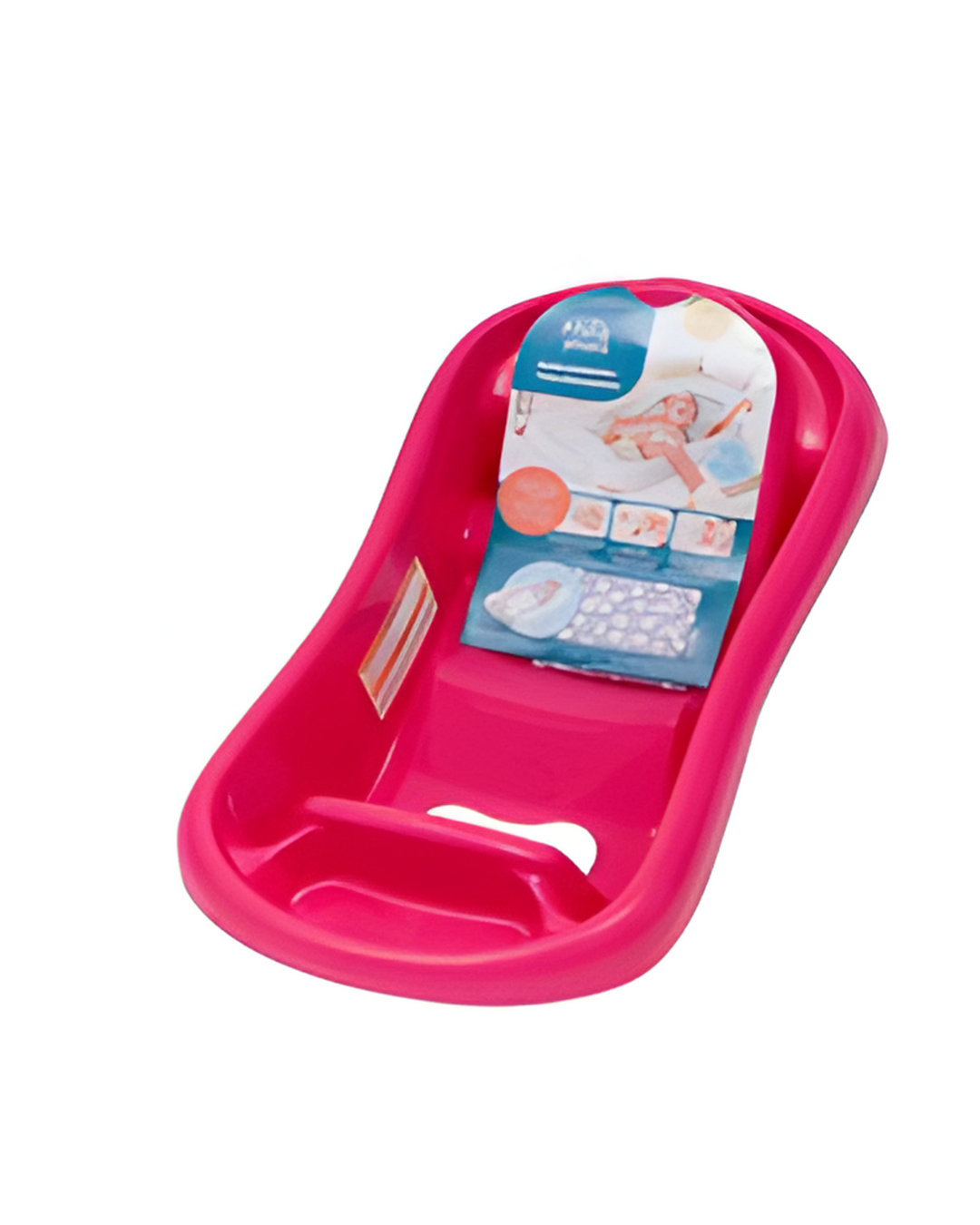 BABY BATH TUB,30"PINK w/BATHSL
