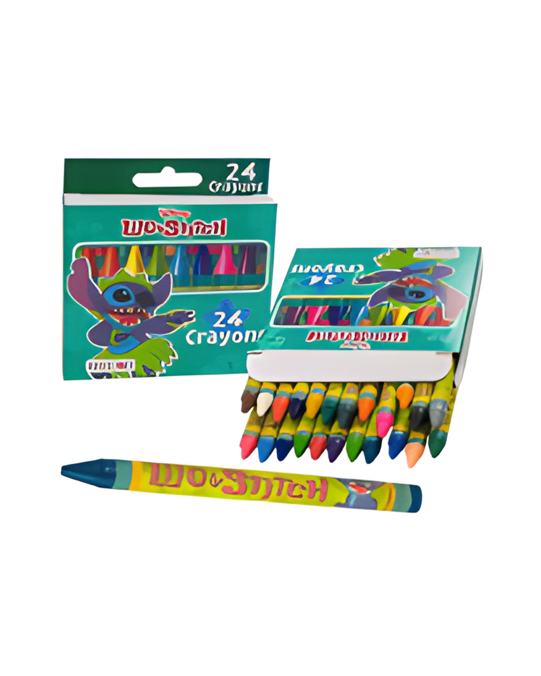 CRAYONS,24ct DISNEY STITCH