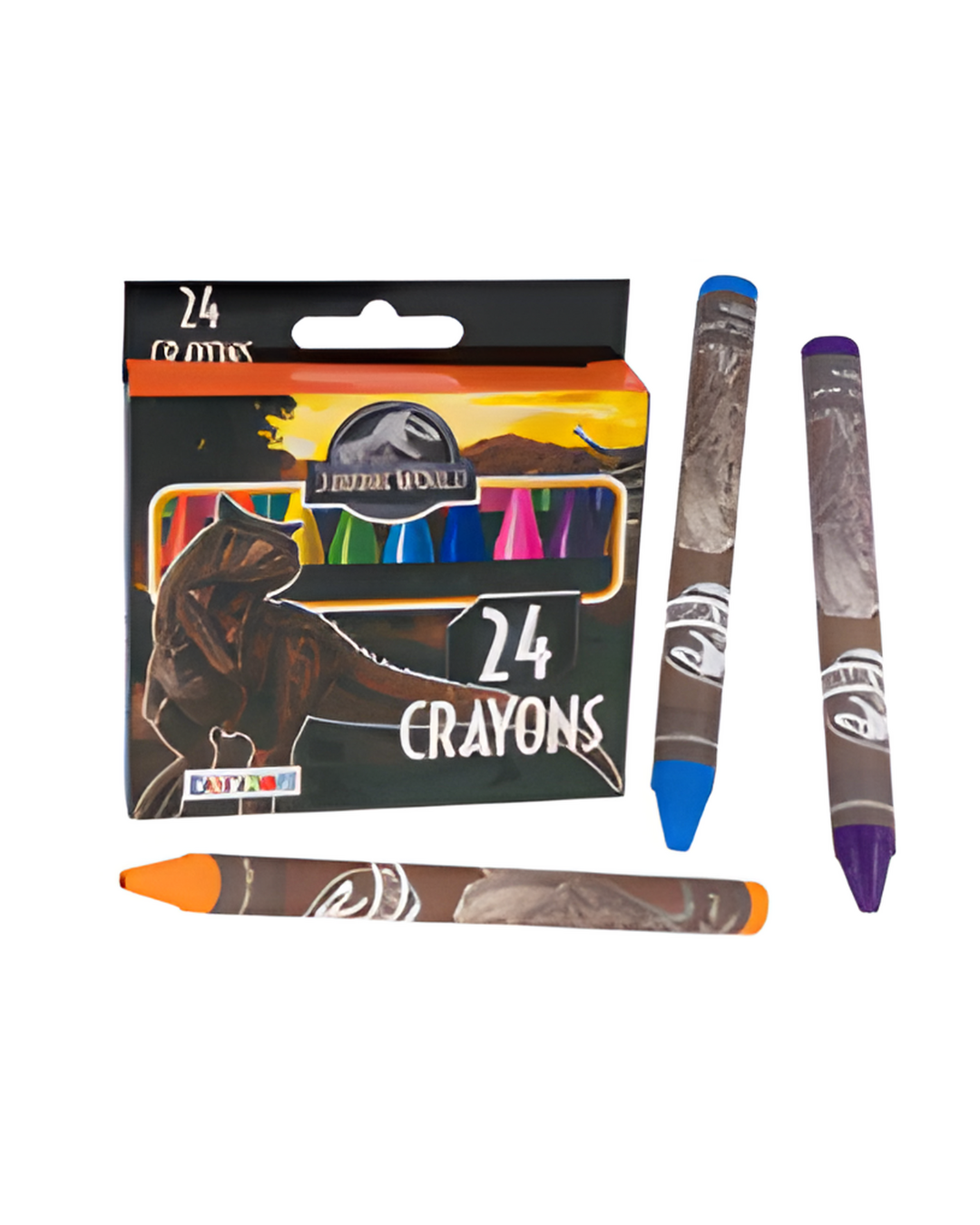 CRAYONS,24ct JURASSIC WORLD