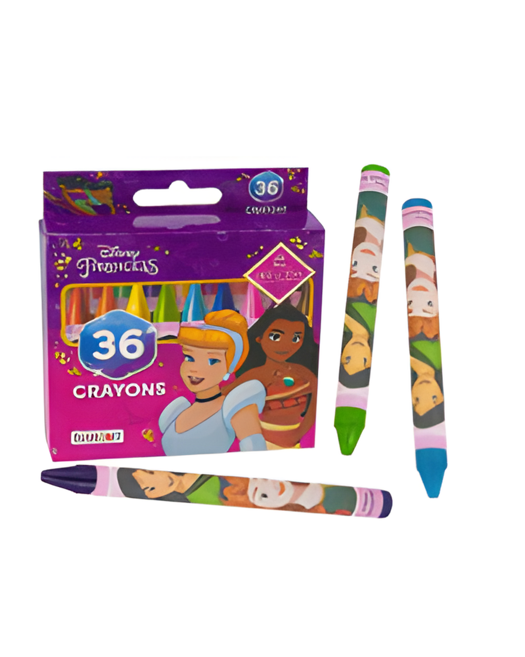 CRAYONS,36ct DISNEY PRINCESS