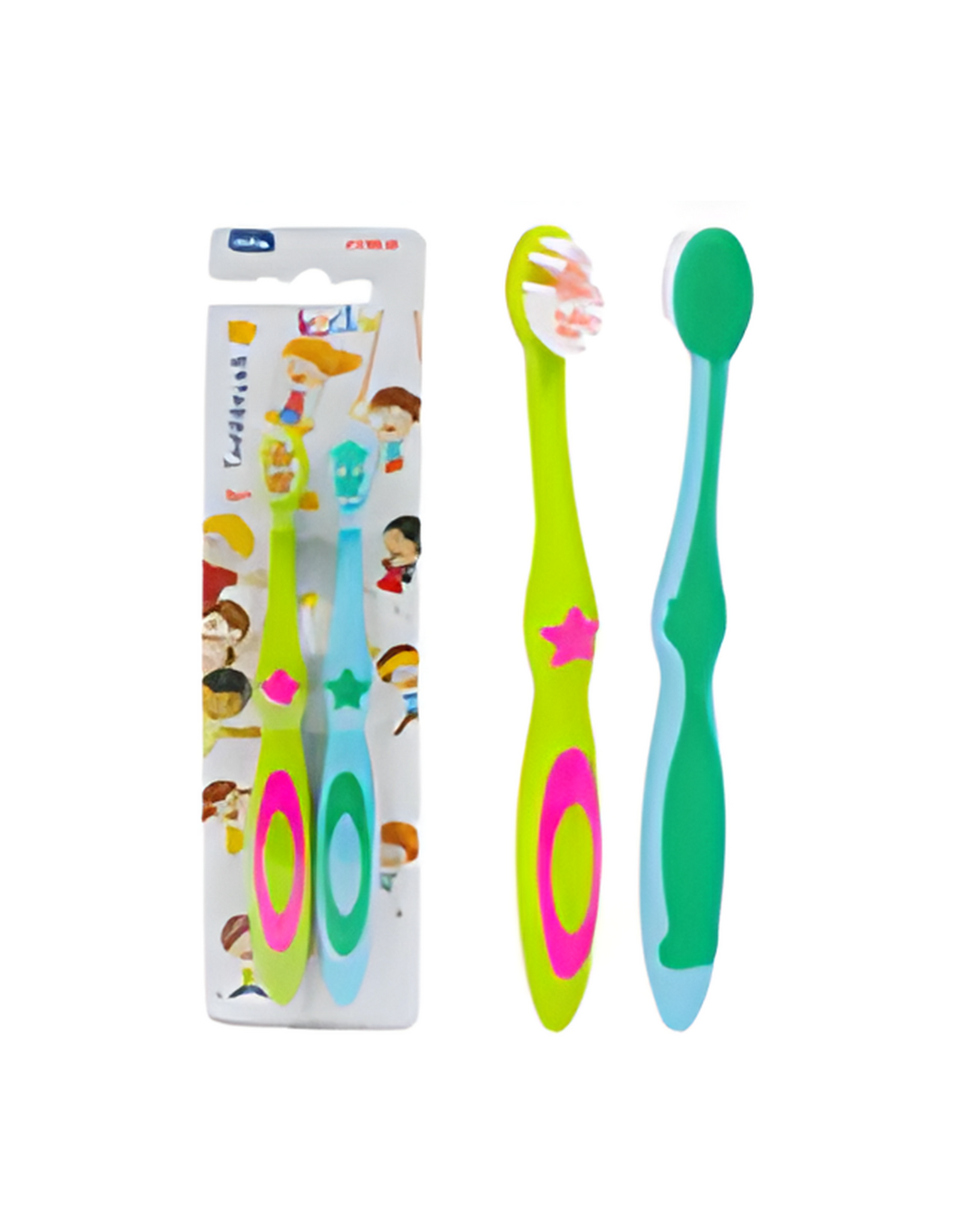 TOOTHBRUSH,2pk KID 2ASST