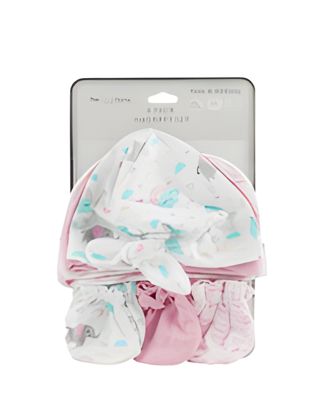 HAT/MITT COMBO SET,6pGIRL ASST