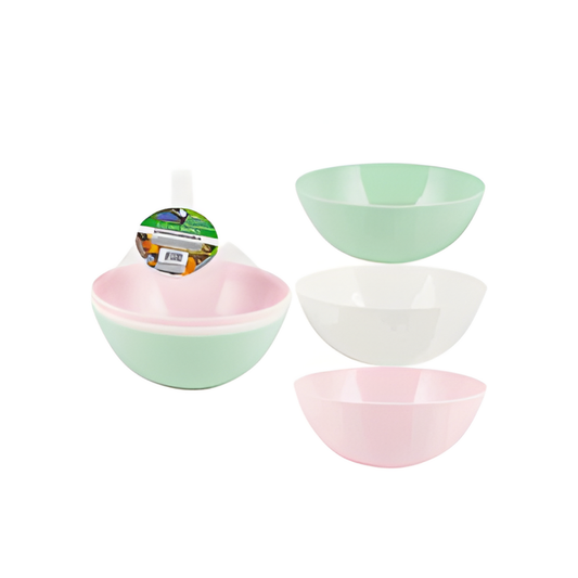 SALAD BOWL SET,4.5" 3pc 17oz/5