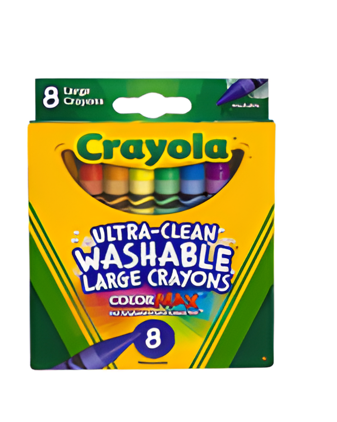 CRAYON,8ct CRAYOLA LG WASHABLE