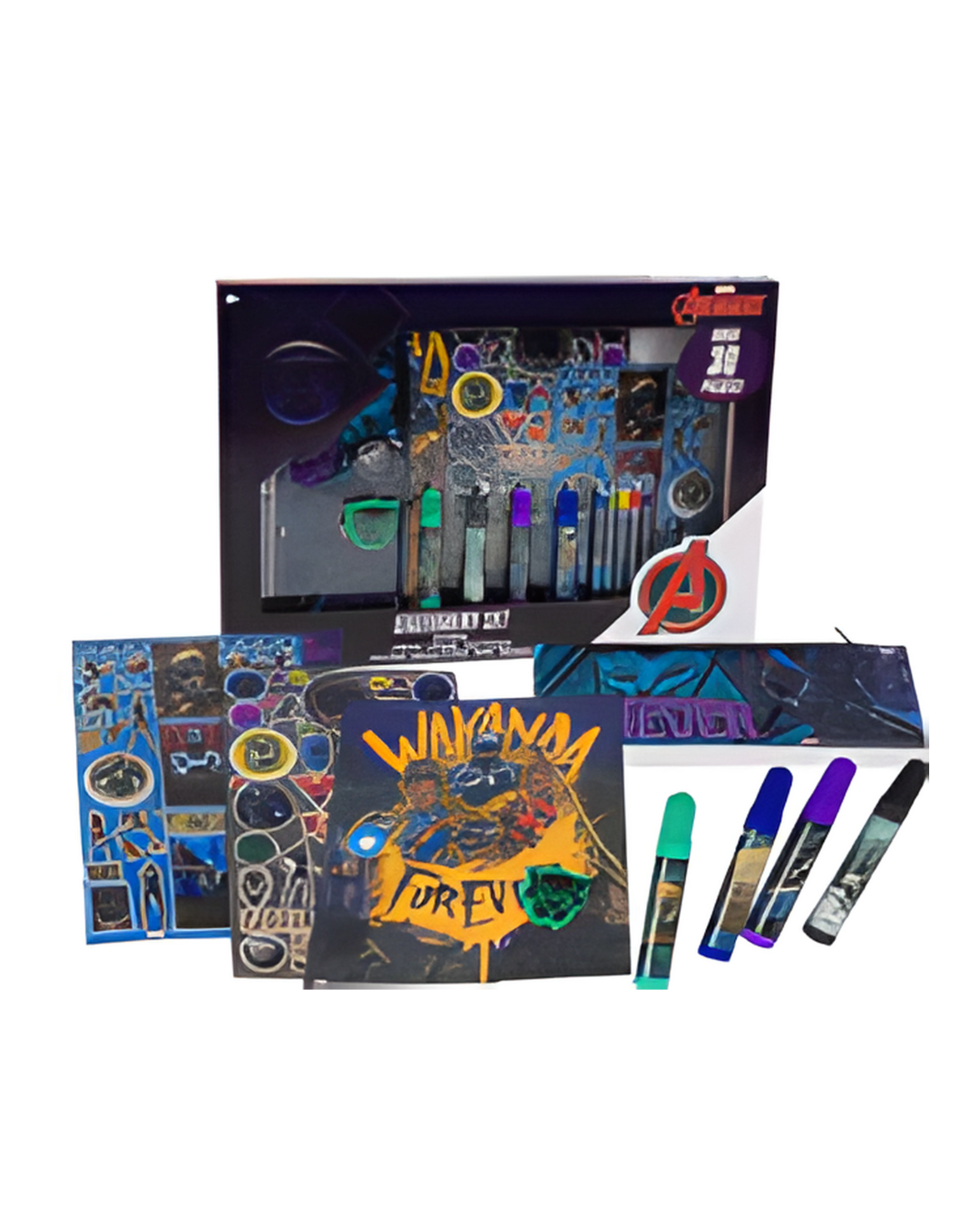 STATIONERY SET,30pc BLACK PANT