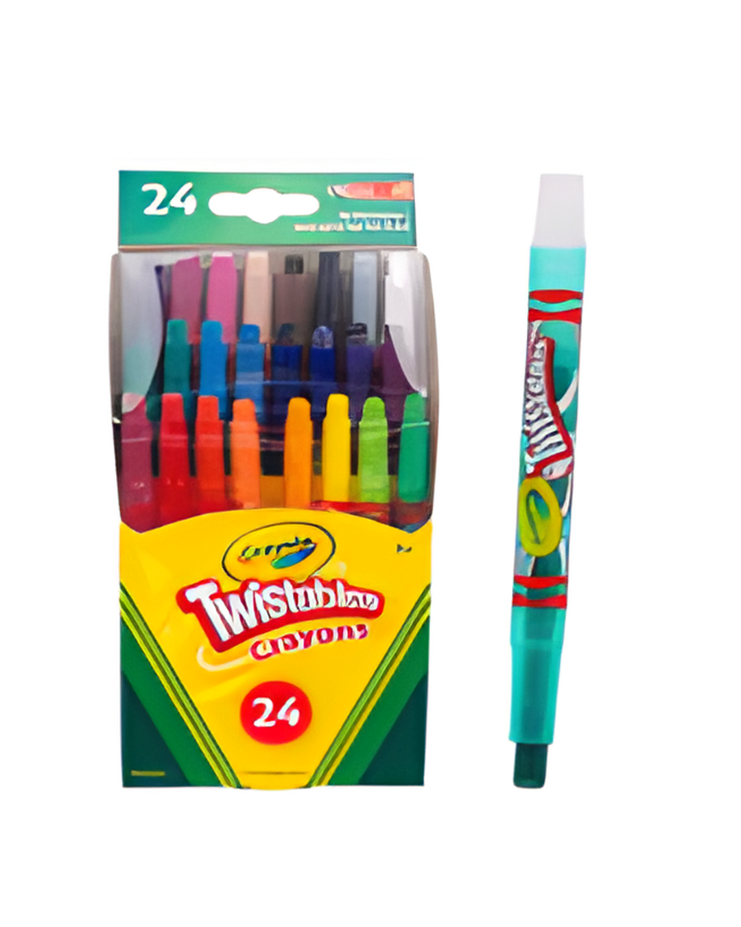 CRAYON,24ct CRAYOLA MINI TWIST