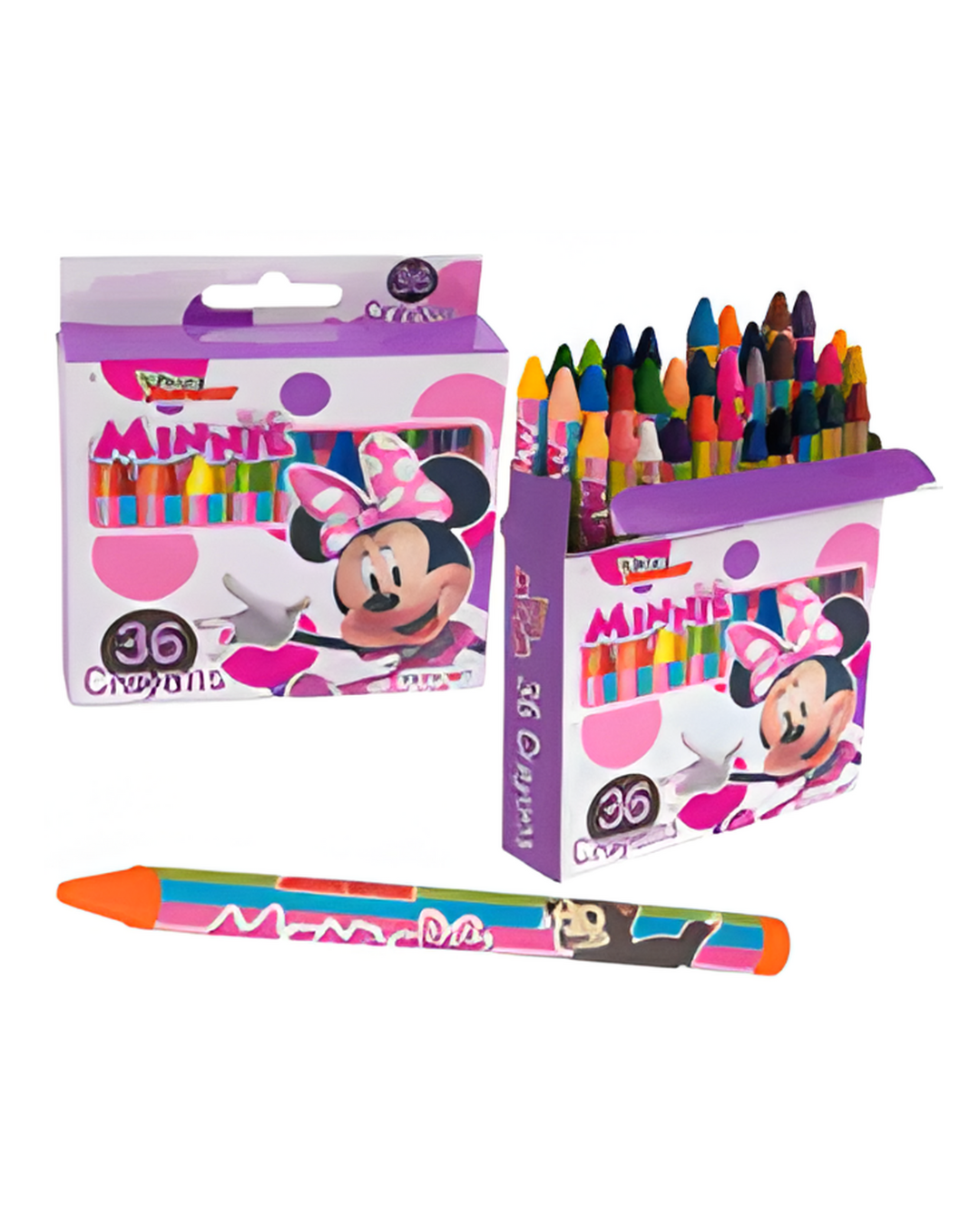 CRAYONS,36ct MINNIE MOUSE
