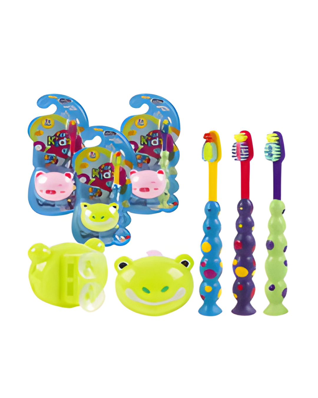 TOOTHBRUSH,KIDSwTOY CAP
