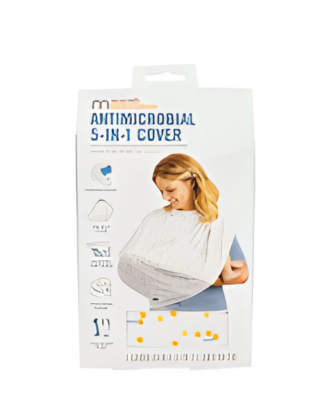 NURSING COVER,30" 5in1 ANTIMIC