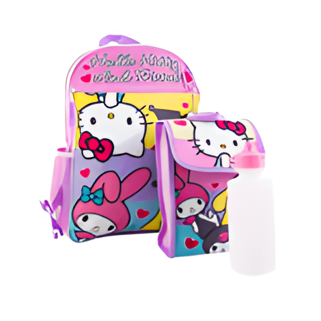 BACKPACK,5pc 16" HK&FRNDS