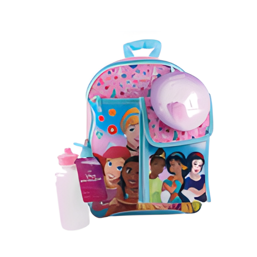 BACKPACK,5pc 16"DIS PRINCESS