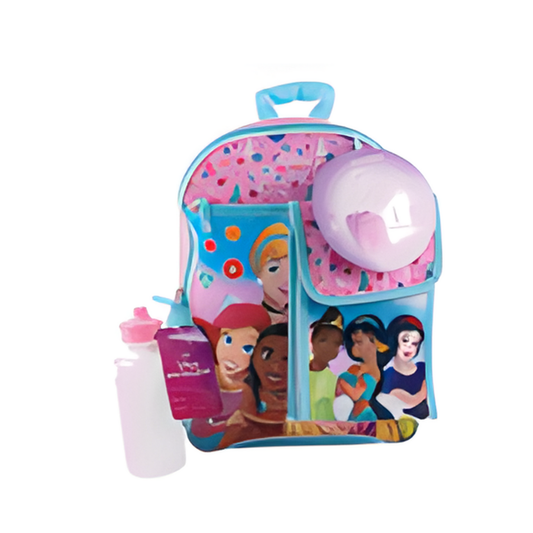BACKPACK,5pc 16"DIS PRINCESS