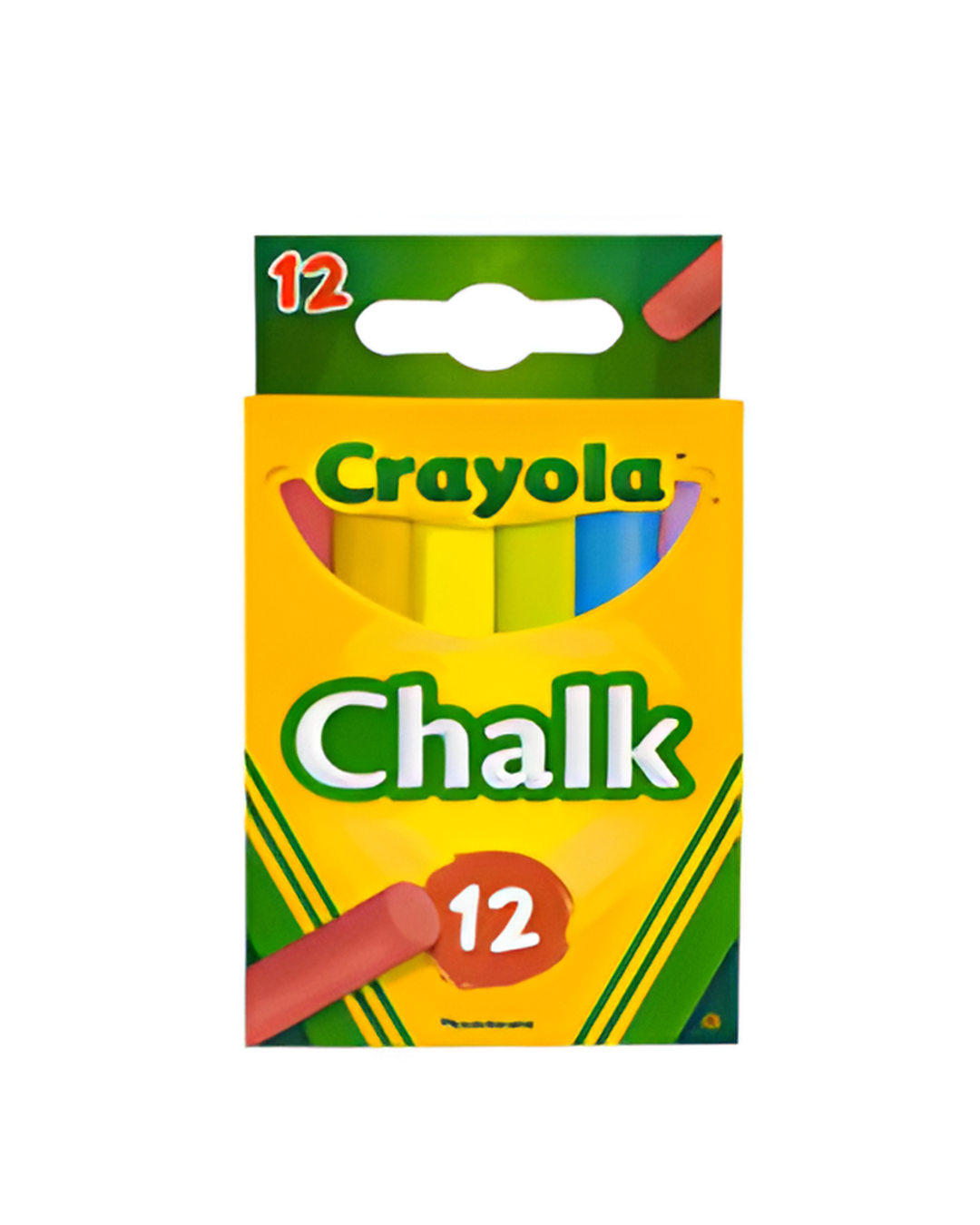 CHALK,12ct CRAYOLA ASST/CLRS