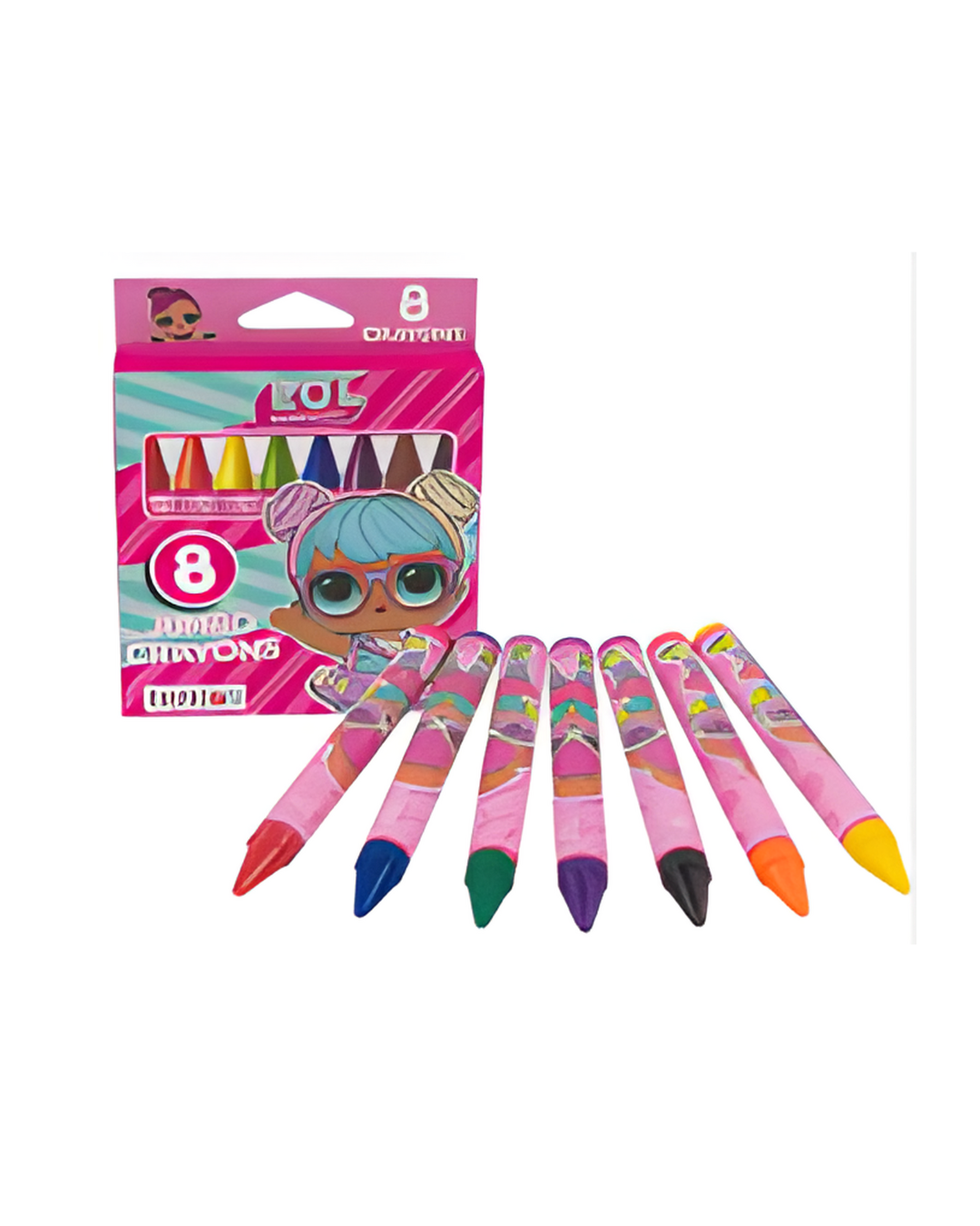 CRAYONS,8ct JUMBO LOL SURPRISE