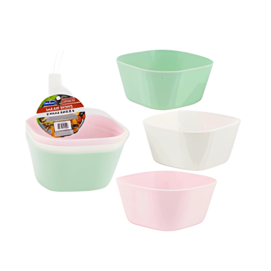 SALAD BOWL SET,5.7" 3pc 17oz/5