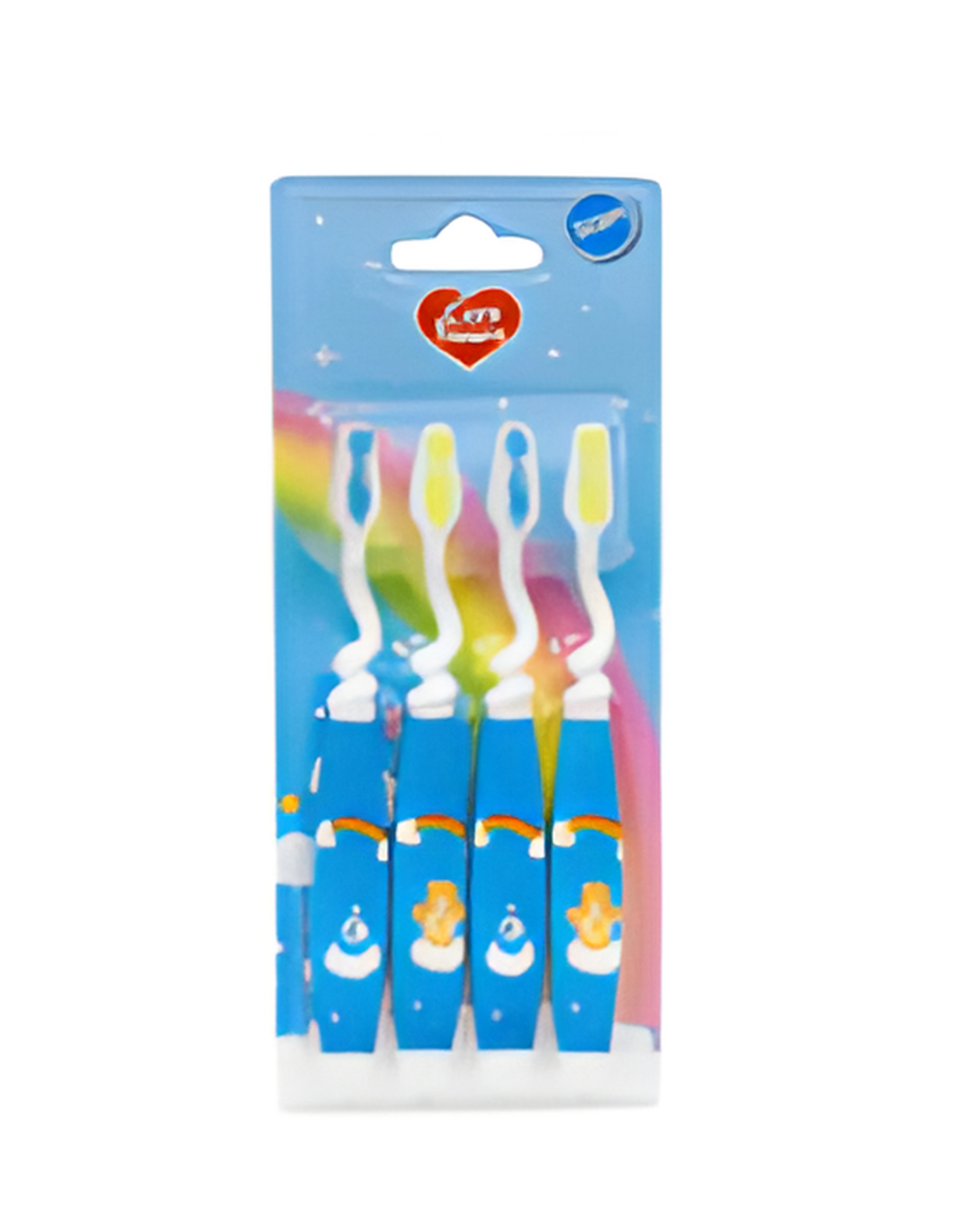 TOOTHBRUSH,4pk BLUE CARE BEAR