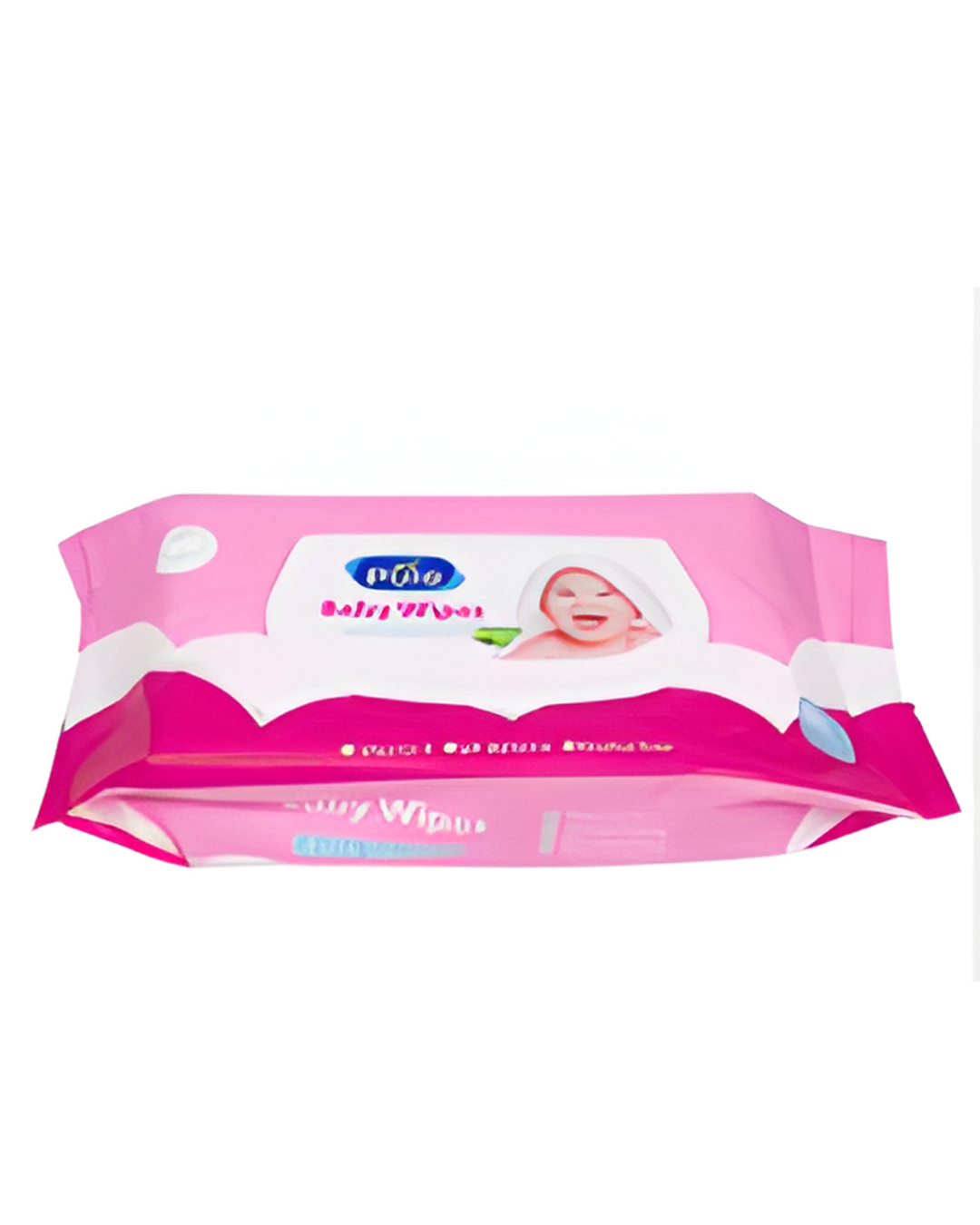 BABY WIPES, 80ct POWDER PINK