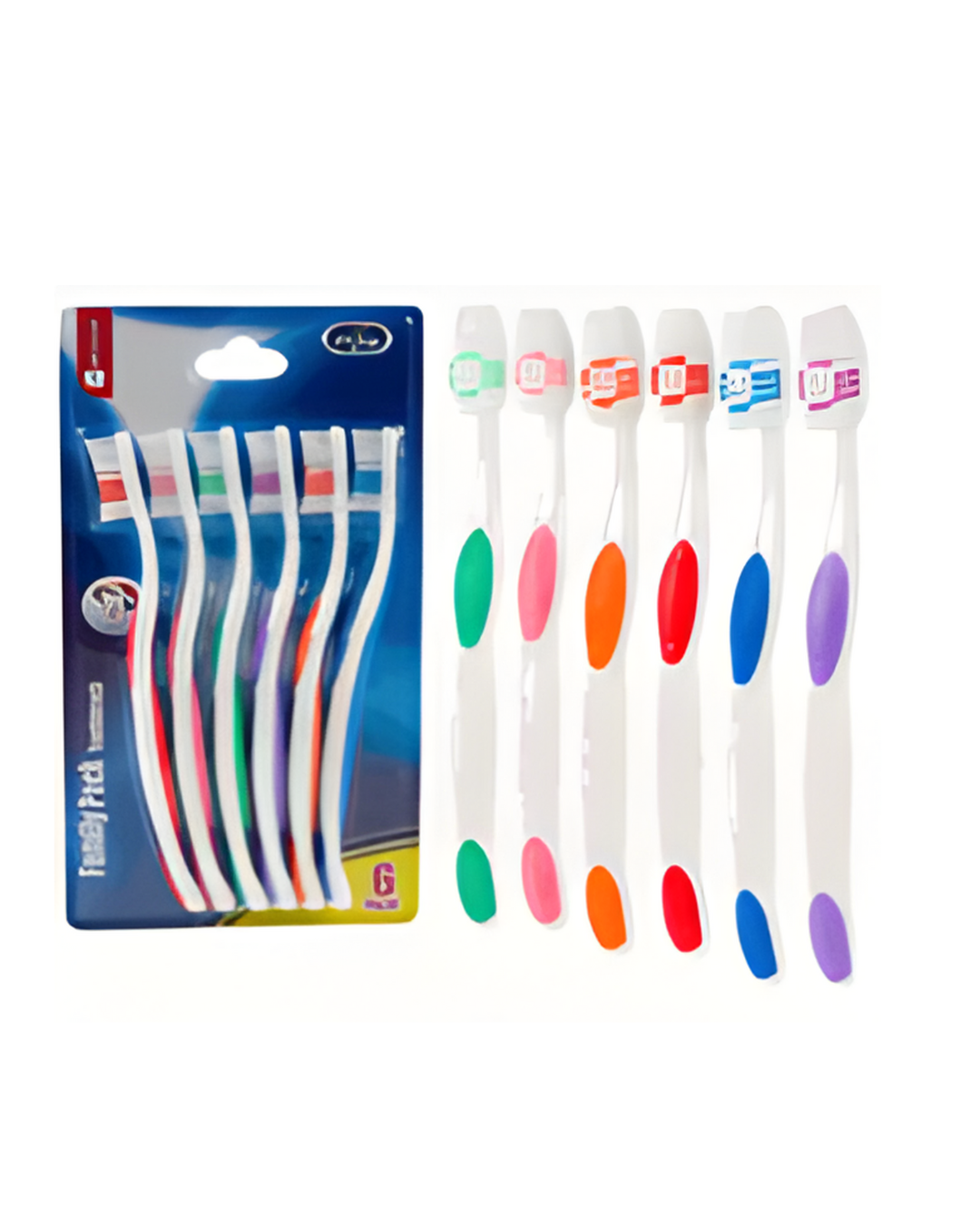 TOOTHBRUSH,6pk ADULT MEDIUM