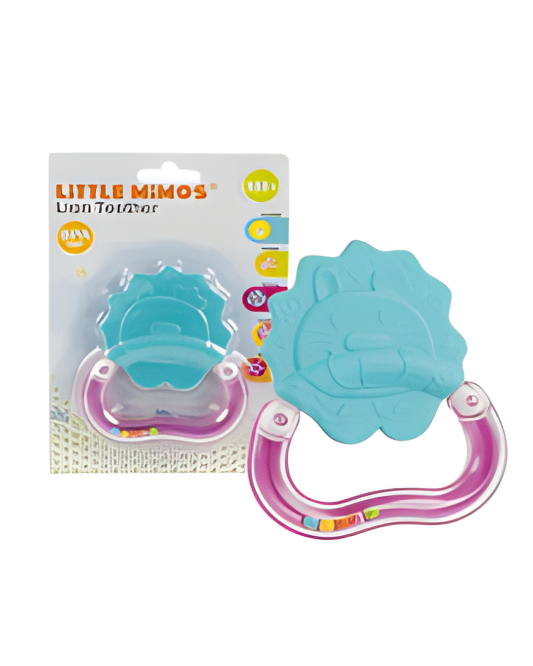 TEETHER,LION wPURPLE HANDLE
