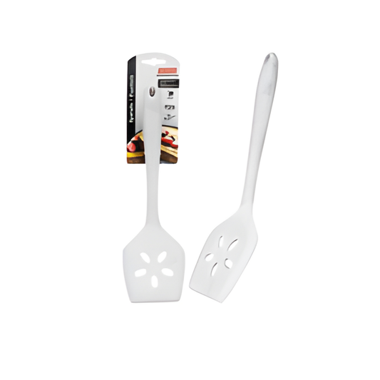 SLOTTED SPOON,MARBLE WHITE