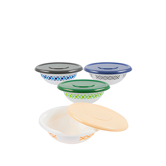 BOWL, 12.75" W PRINT AND COLOR