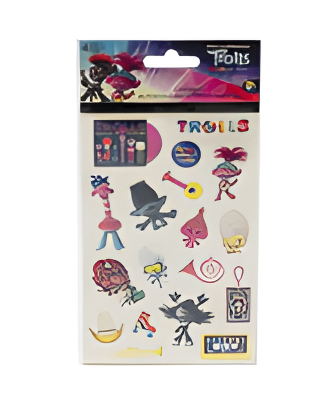 STICKERS,4sheet TROLLS 2