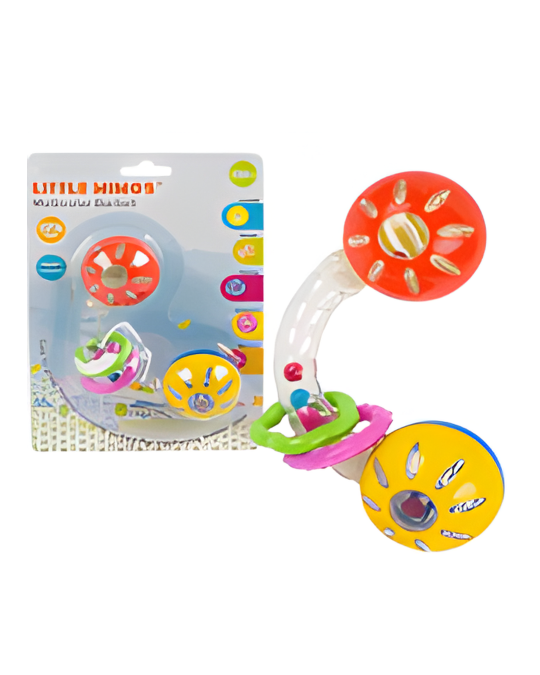 RATTLE,MULTICOLOR BARBELL